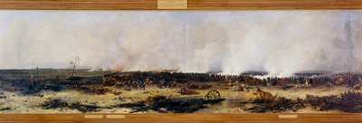 Campaña de Rusia: Panorama de la Batalla de Moscova el 7/09/1812 de Jean Charles Langlois