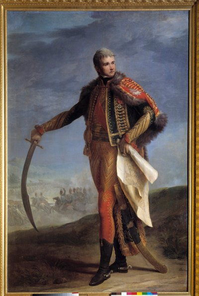 Retrato de cuerpo entero de Jean Lannes (1769-1809) Duque de Montebello, mariscal del Imperio de Jean Charles Nicaise Perrin