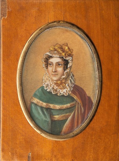 Retrato de Jeanne Louise Henriette Campan, nacida Genet 1752-1822 de Jean Charles Nicaise Perrin