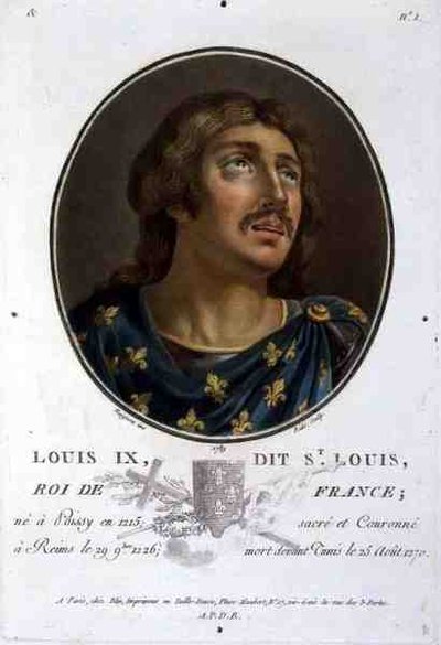 Retrato de Luis IX, Llamado 