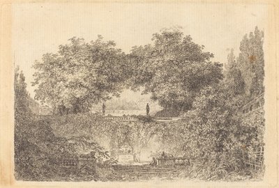 El Pequeño Parque de Jean Claude Richard de Saint Non after Jean Honoré Fragonard