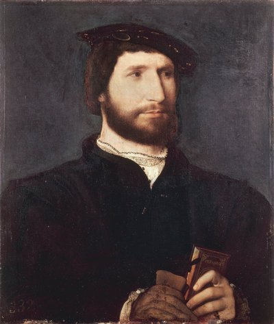 Francia, Hombre con Petrarca de Jean Clouet