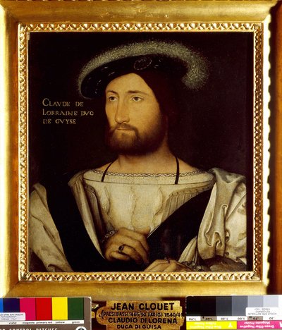 Retrato de Claude de Lorraine, primer duque de Guise de Jean Clouet