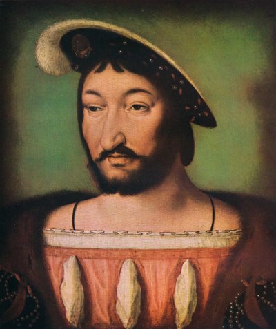 Retrato de Francisco I de Francia, siglo XVI de Jean Clouet