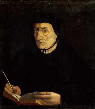 Retrato de Guillaume Budé, humanista francés. Versalles. Museo del Castillo de Jean Clouet