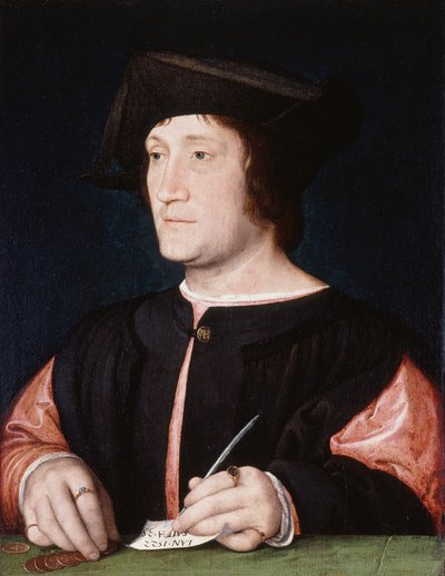 Retrato de un banquero de Jean Clouet