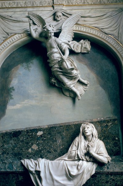 Tumba de Julienne Le Be, según dibujos de Charles Le Brun (1619-90), c.1668-90 de Jean Collignon
