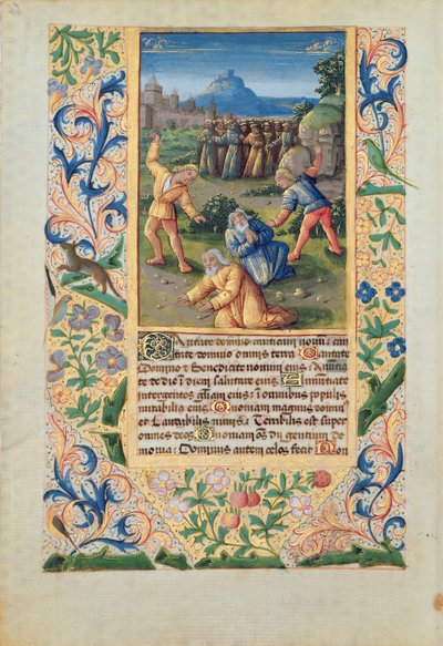 La lapidación de San Esteban, del 
