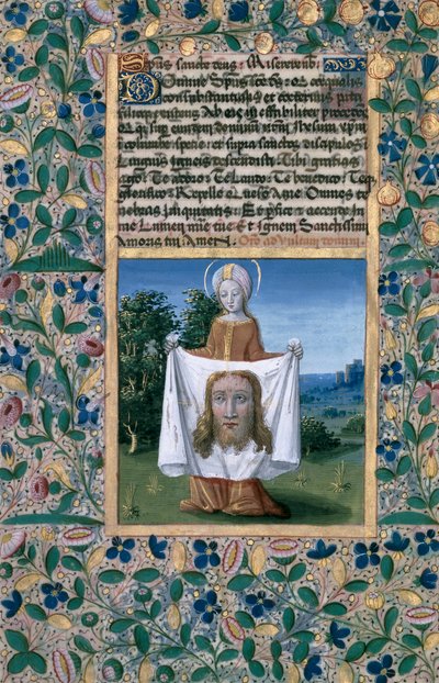 Ms Lat. Q.v.I.126 f.90v Santa Verónica, del 