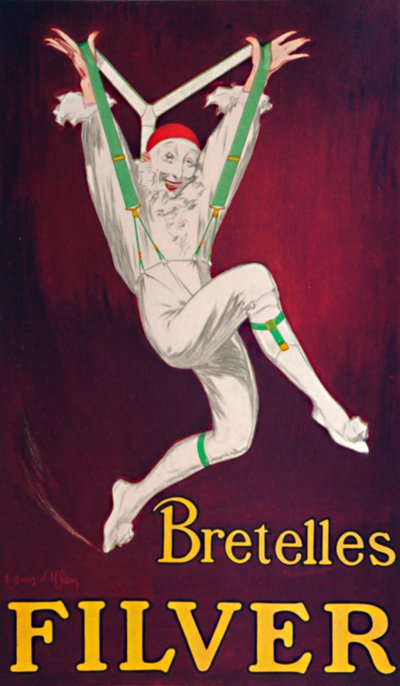 Bretelles Filver - Cartel francés, c. 1926 de Jean D