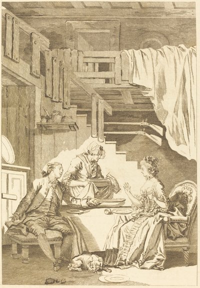 Le faucon de Jean Dambrun and Jean Baptiste Tilliard after Jean Honoré Fragonard