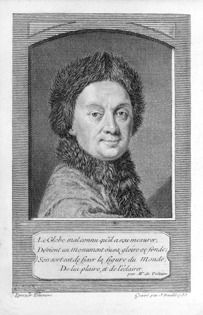 Pierre-Louis Moreau de Maupertuis, astrónomo de Jean Daullé