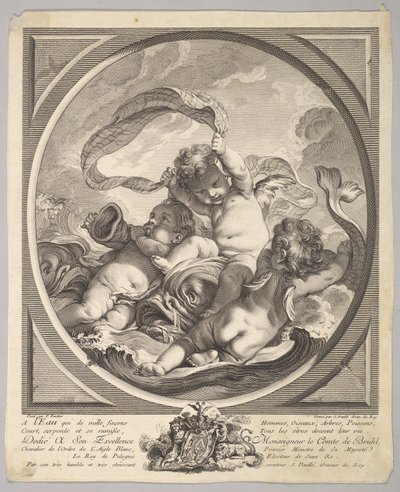 Agua, ca. 1748 de Jean Daullé