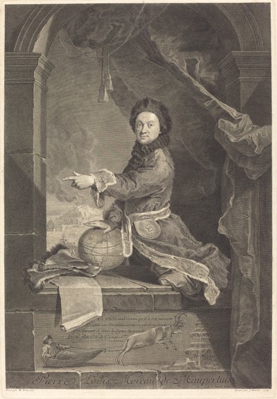 Pierre Louis Moreau de Maupertuis de Jean Daullé after Robert Levrac Tournieres