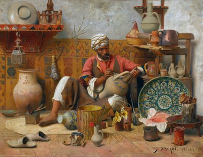 Un estudio de cerámica, Tánger de Jean Discart