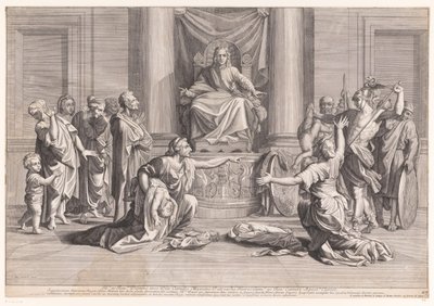 Juicio de Salomón de Jean Dughet (attributed to)