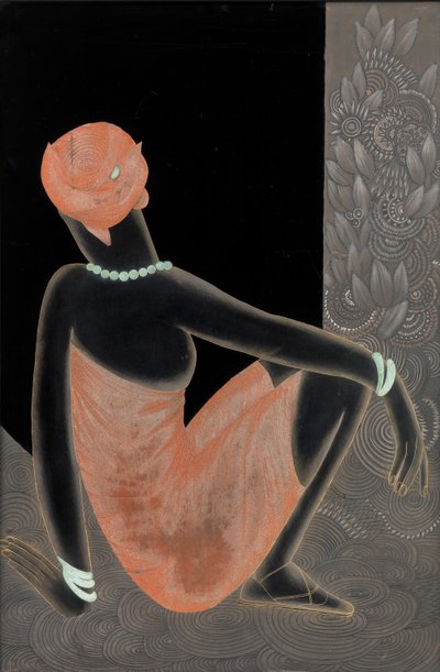 Mujer africana, 1928-30 de Jean Dunand