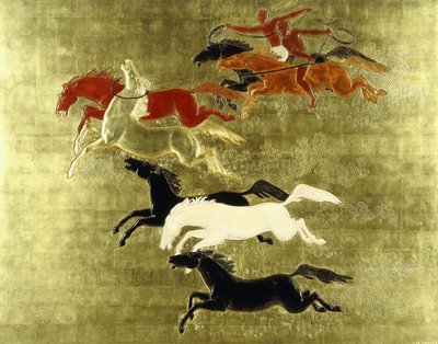 Conquista del Caballo; La Conquete du Cheval, c.1934 de Jean Dunand