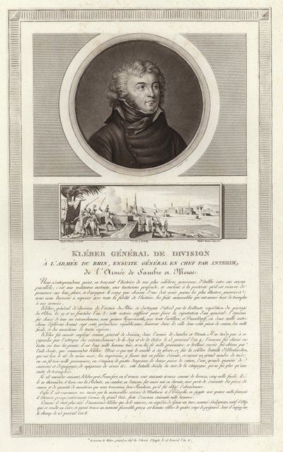 Retrato de Jean Baptiste Kleber de Jean Duplessi Bertaux