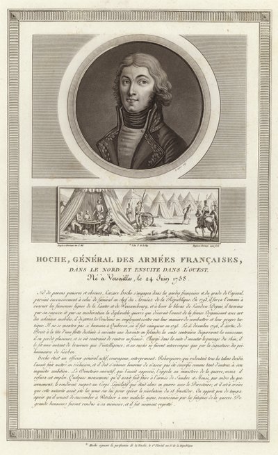 Retrato de Lazare Hoche de Jean Duplessi Bertaux