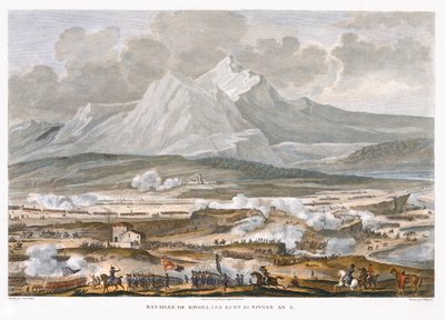 La Batalla de Rivoli, 25 y 26 Nivoso, Año 5, enero 1797 de Jean Duplessis Bertaux