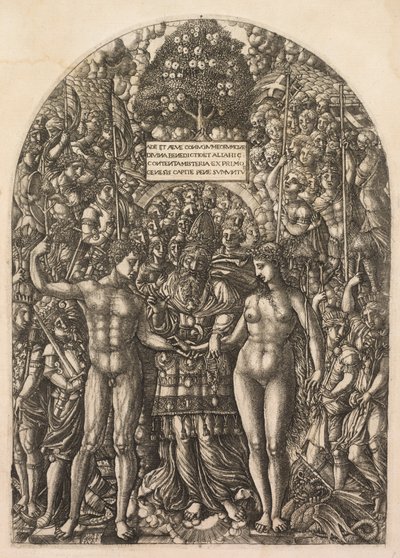 Matrimonio de Adán y Eva, 1555 de Jean Duvet