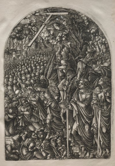 El Apocalipsis: Cuatro ángeles reteniendo los vientos, 1546-1556 de Jean Duvet
