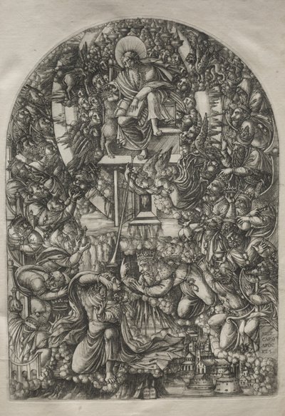 El Apocalipsis: San Juan Llamado al Cielo, 1546-1556 de Jean Duvet