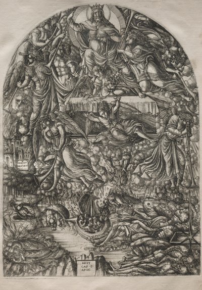 El Apocalipsis: La apertura del séptimo sello, 1546-1556 de Jean Duvet
