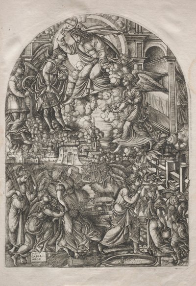El Apocalipsis: El lagar de la ira de Dios, 1546-1556 de Jean Duvet
