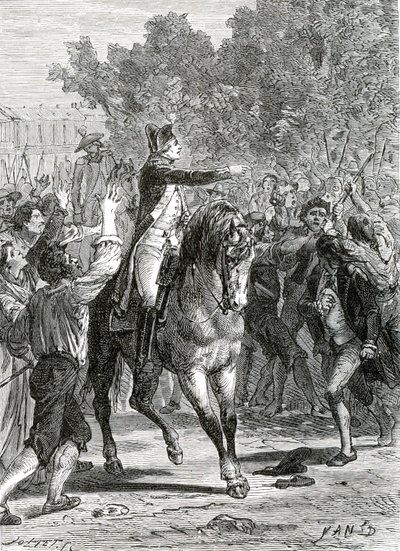 General Lafayette, Revolución Francesa de Jean Edouard (1824-99) Dargent