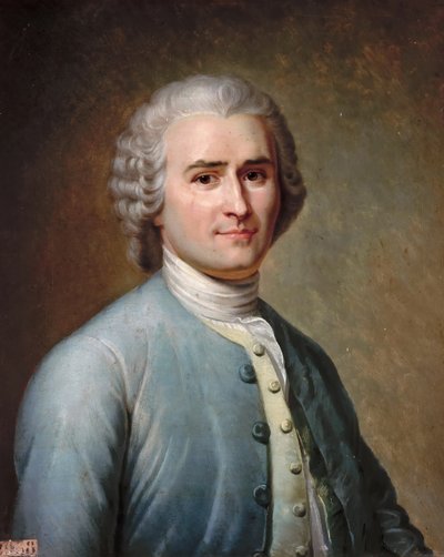 Retrato de Jean-Jacques Rousseau 1712-1778 de Jean Edouard Lacretelle