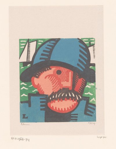 Cabeza de pescador con bigote
Vieux pêcheur de Jean Emile Laboureur (signed by artist)
