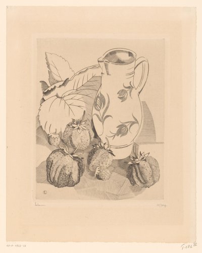 Bodegón con fresas y jarra
Les fraises de Jean Emile Laboureur (signed by artist)