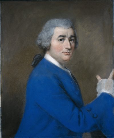 David Garrick, con abrigo alto de Jean Étienne Liotard