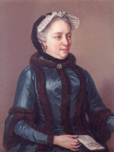 Emperatriz María Teresa de Austria (1717-80) 1762 de Jean Étienne Liotard