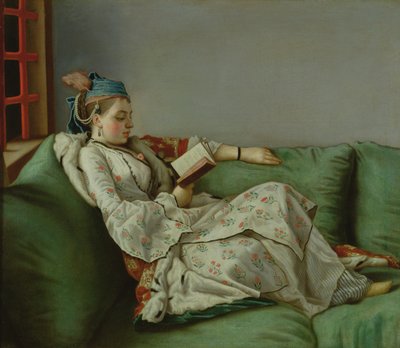 María Adelaida de Francia con traje turco, 1753 de Jean Étienne Liotard