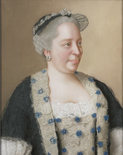 Retrato de la Emperatriz María Teresa de Austria 1717-1780, 1762 de Jean Étienne Liotard