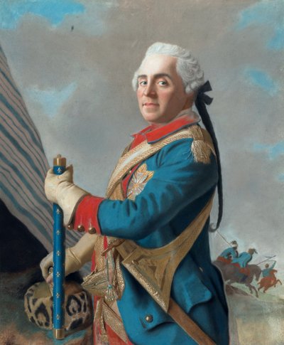 Retrato de Maurice de Saxe, Mariscal de Francia de Jean Étienne Liotard