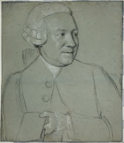 Retrato de un hombre sosteniendo un libro, girado a la derecha de Jean Étienne Liotard