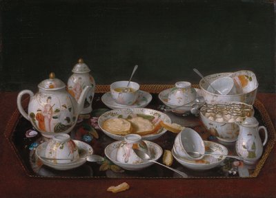 Naturaleza muerta: Juego de té de Jean Étienne Liotard