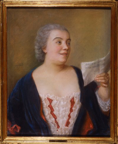 El Cantante, 1736 de Jean Étienne Liotard