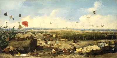 La carrera de las mariposas, 1872 de Jean Eugene Doneaud