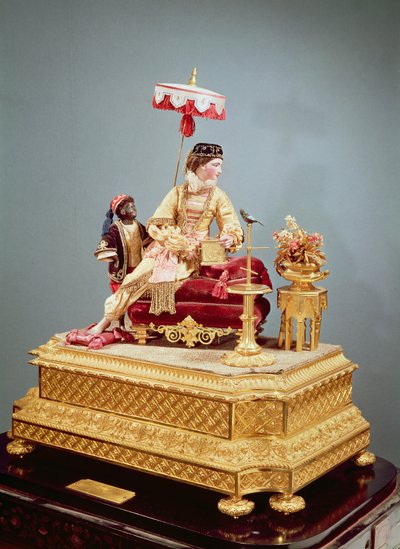 Autómata de La Lección de Canto, 1844 de Jean Eugene Robert