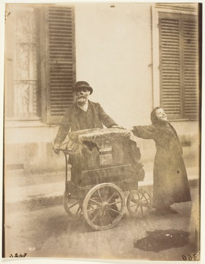 Organista de Jean Eugène Auguste Atget