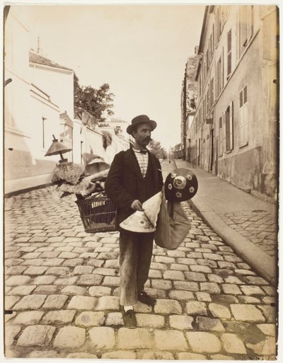 Marchand abat-jours de Jean Eugène Auguste Atget