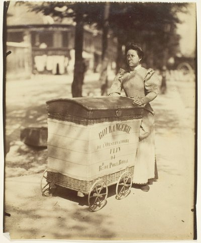 Porteuse de pain, de la serie "Small Trades" (Pequeños oficios) de Jean Eugène Auguste Atget