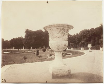 Versalles, Jarrón de Cornu de Jean Eugène Auguste Atget