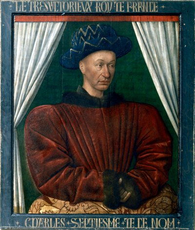 Carlos VII de Francia, siglo XV de Jean Fouquet