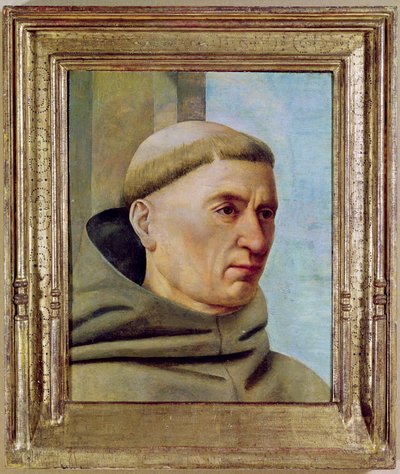 Cabeza de un monje de Jean Fouquet